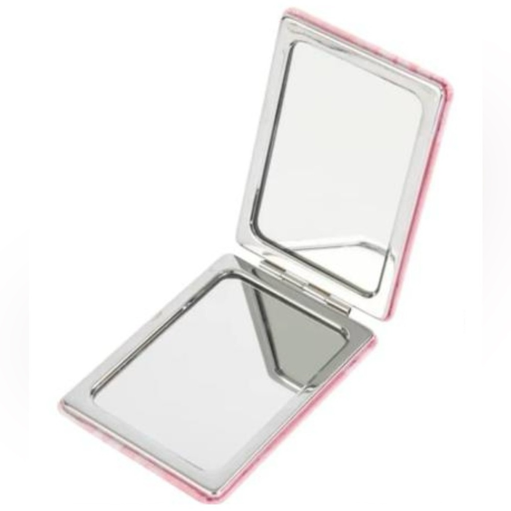 Pink Compact Double Mirror - Picture 2 of 2